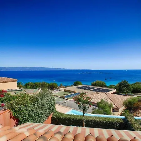 Mini 4 Pieces, 6 Couchages Avec Piscine, Clim Et Wi-fi A Ajaccio - Fr-1-61-490 Semesterbostad *
